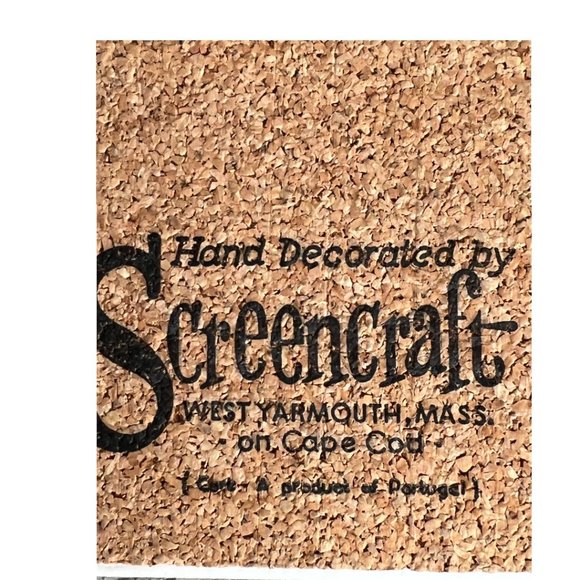 Vtg SCREENCRAFT Mallard TRIVET / WALL HANGING Artist P. Howard Ceramic 6" sq - Picture 8 of 11